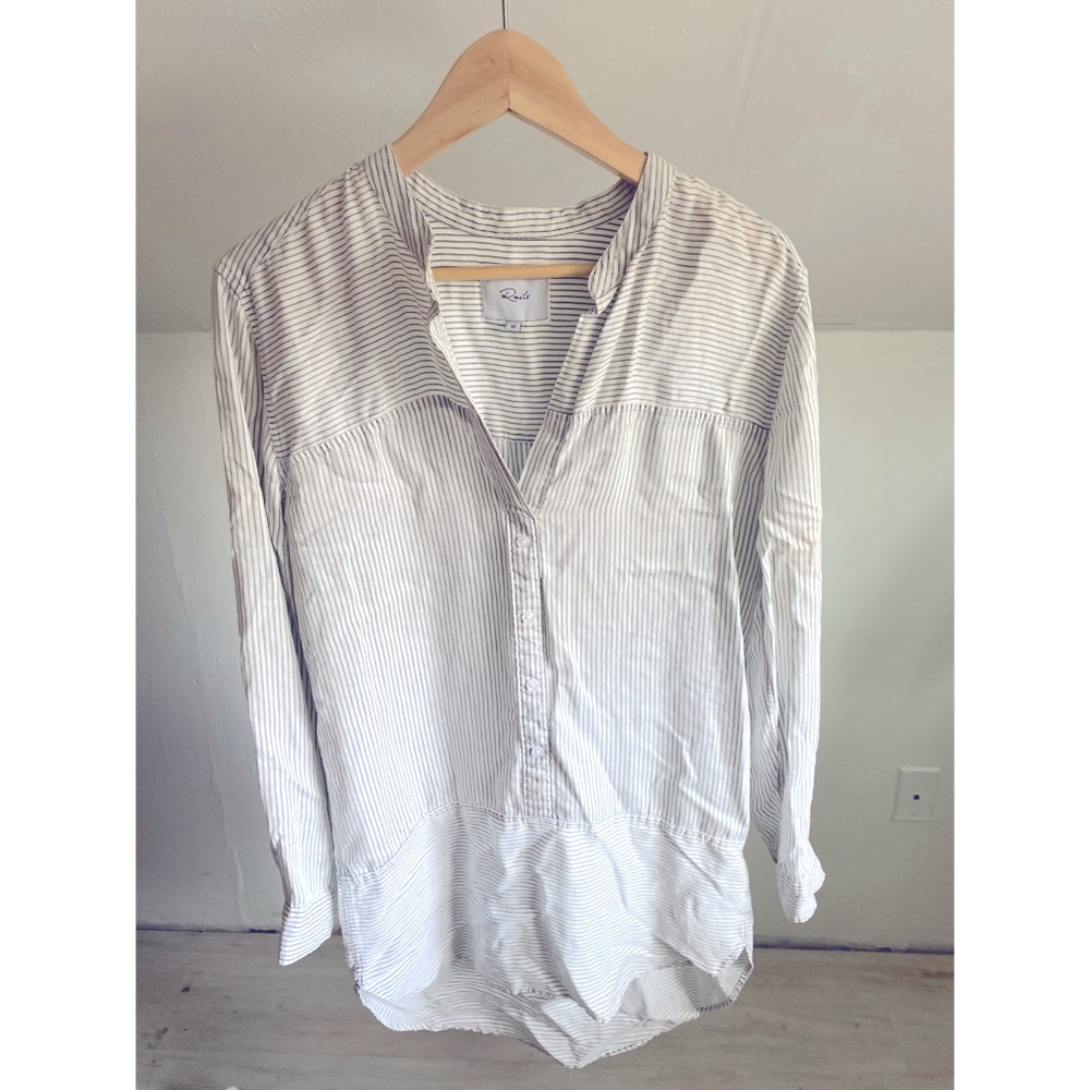 Rails Striped High Low Super Soft Tunic Shirt